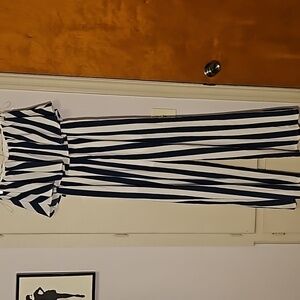 NWT Dress Day Striped Jumpsuit S